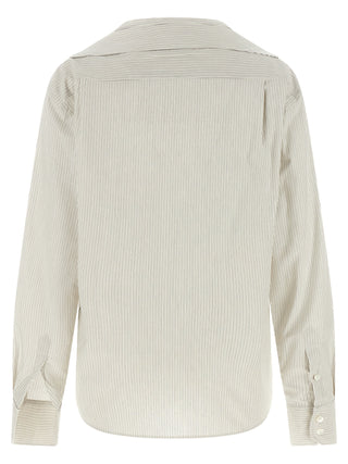MM6 Maison Margiela Gray Cotton Blouse