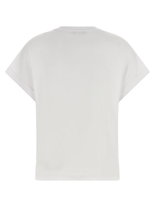 Balmain White Cotton T-Shirt