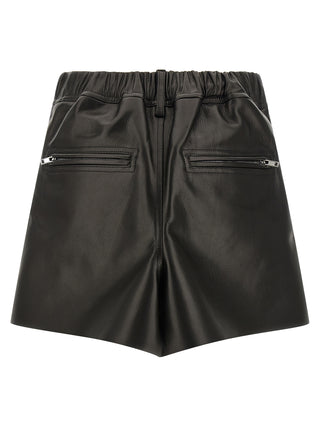 Rick Owens Black Calfskin Long Skirt