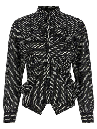 Junya Watanabe Bicolor Polyester Blouse