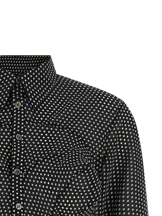 Junya Watanabe Bicolor Polyester Blouse