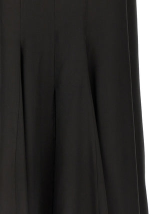 DI.LA3 PARI' Black Silk Long Dress