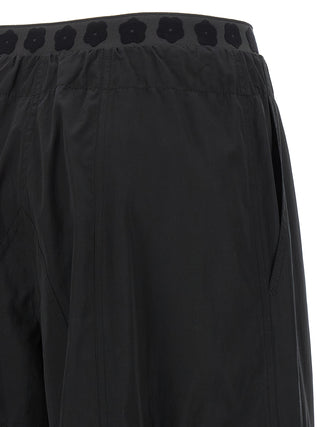 Kenzo Black Polyester Cargo Pants