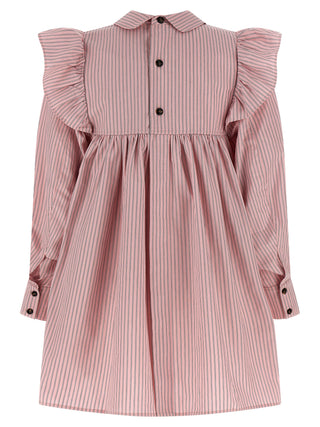 Ganni Multicolor Organic Cotton Short Dress