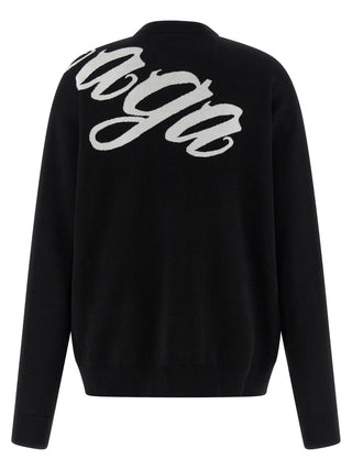 Balenciaga Bicolor Cotton Cardigan