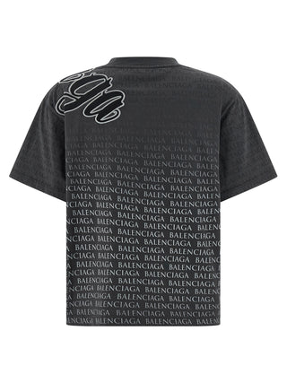 Balenciaga Black Cotton T-Shirt