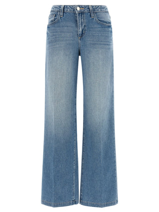 L'Agence Blue Cotton Jeans Denim