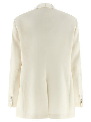 Tagliatore White Virgin Wool Two-Piece Suit