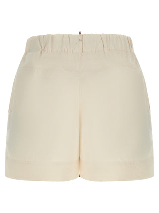 Moncler Grenoble White Polyester Bermuda Shorts