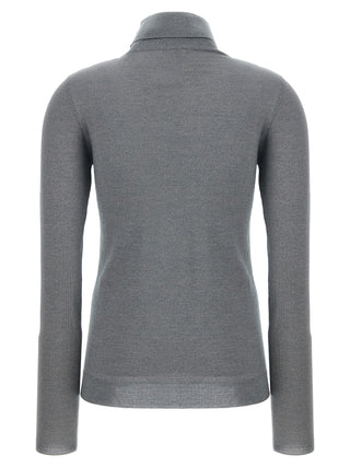 Brunello Cucinelli Gray Cashmere Cardigan