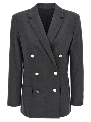 Theory Gray Wool Blazer