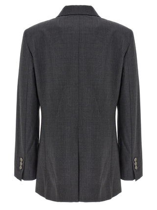 Theory Gray Wool Blazer