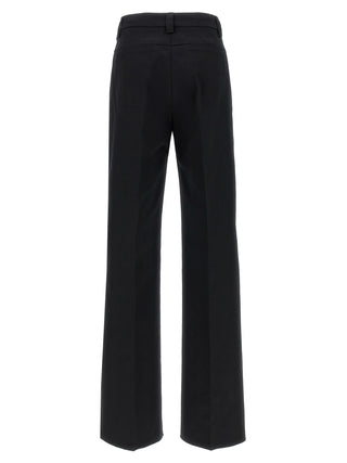 THELATEST Black Cotton Casual Pants