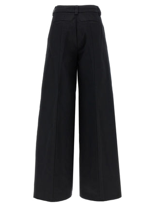THELATEST Black Cotton Casual Pants