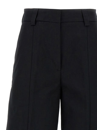 THELATEST Black Cotton Casual Pants