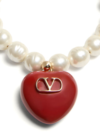 Valentino Garavani Red Brass Bracelet
