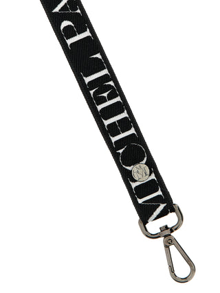Maison Michel Bicolor Cotton Keychain