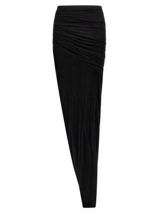 DRKSHDW Black Cotton Mini Skirt