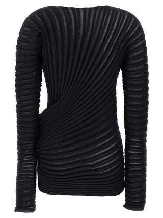 Issey Miyake Black Polyester Shirt