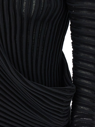 Issey Miyake Black Polyester Shirt