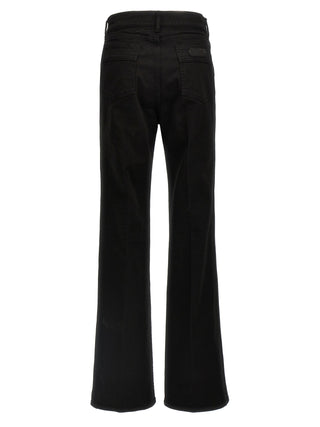 Tom Ford Black Cotton Flared Jeans