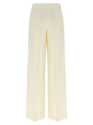 Brioni White Wool Casual Pants