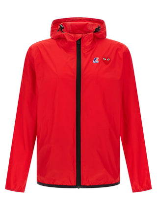Comme Des Garçons Play Red Nylon Shell Jacket
