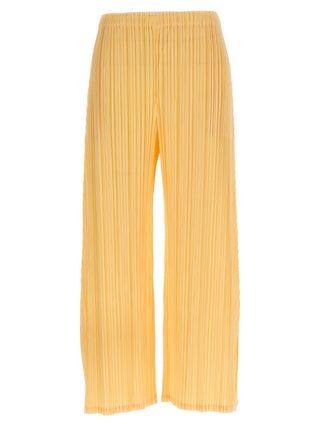 PLEATS PLEASE ISSEY MIYAKE Multicolor Polyester Casual Pants