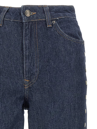 ROTATE BIRGER CHRISTENSEN Blue Cotton Jeans Denim