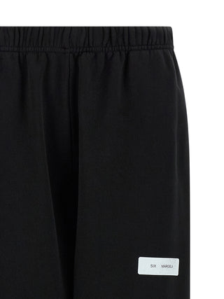 MM6 Maison Margiela Black Cotton Joggers (Workout Pants)