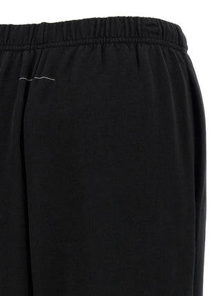 MM6 Maison Margiela Black Cotton Joggers (Workout Pants)