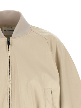 The Andamane Beige Polyethylene Bomber