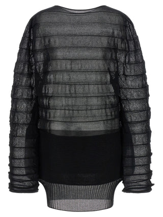 Issey Miyake Black Polyester Sweatshirt