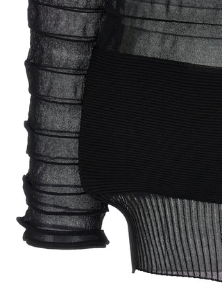 Issey Miyake Black Polyester Sweatshirt