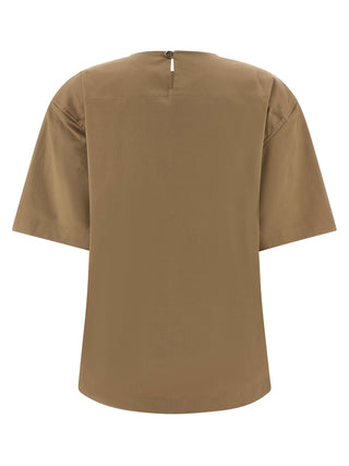 THELATEST Brown Cotton T-Shirt