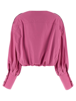 THELATEST Fuchsia Cotton Blouse