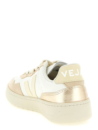 Veja Gold Genuine Leather Low Top Sneakers