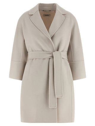 'S Max Mara Beige Virgin Wool Coat
