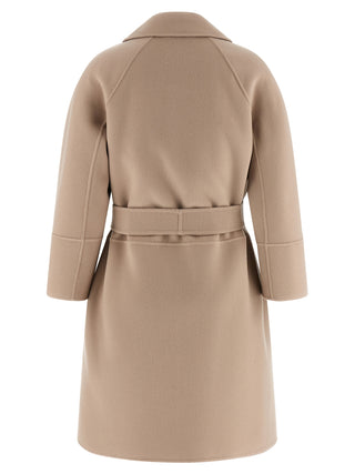 'S Max Mara Beige Virgin Wool Coat