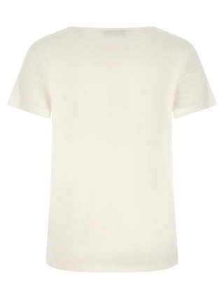 'S Max Mara White Cotton T-Shirt