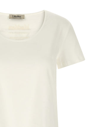'S Max Mara White Cotton T-Shirt