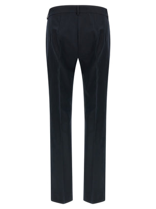 'S Max Mara Blue Cotton Flared Pants