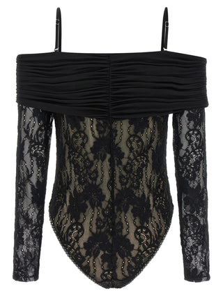 Zimmermann Black Polyamide Bodysuit