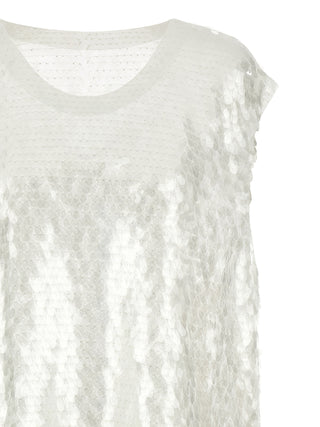 Norma Kamali White Polyamide Tank Tops