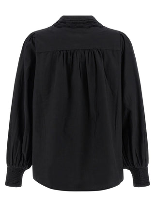 FARM RIO Black Cotton Blouse
