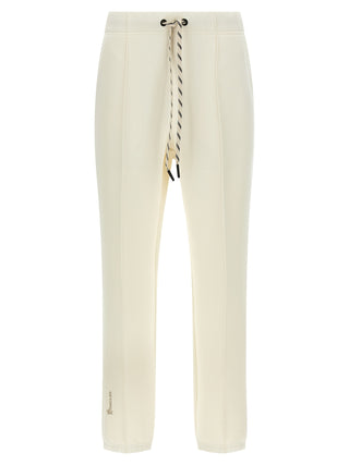 Moncler Grenoble White Polyester Joggers (Workout Pants)