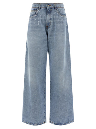 Giuseppe Di Morabito Blue Cotton Jeans Denim