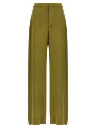 MAISON JEJIA Bicolor Silk Casual Pants