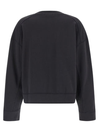 Ganni Black Organic Cotton Sweatshirt
