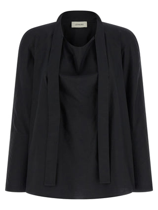 Lemaire Black Cotton Blouse